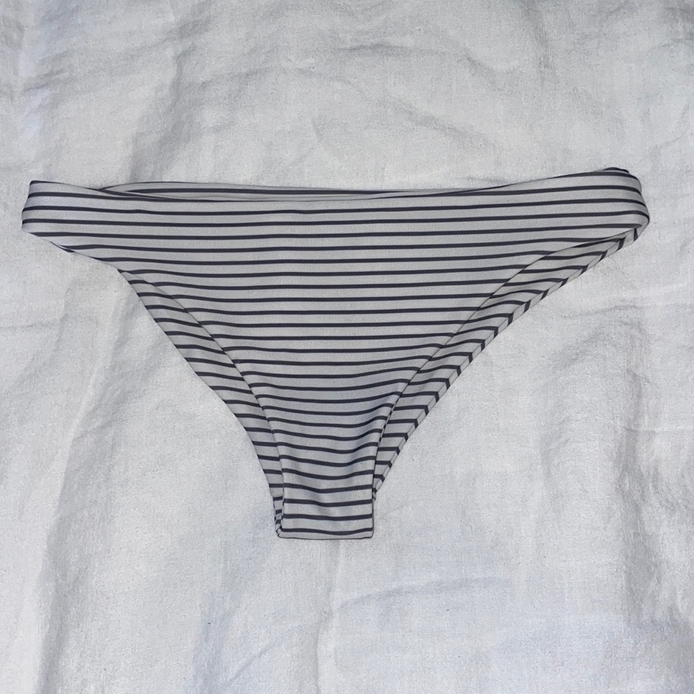 Lokahi Striped Bikini Bottom